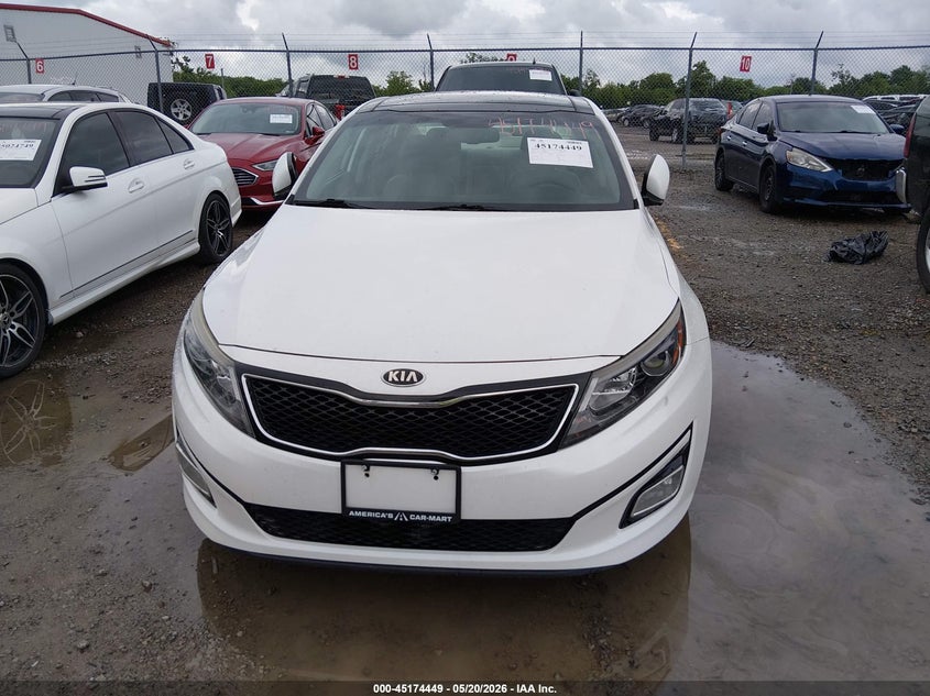 2015 Kia Optima VIN 5XXGN4A70FG421310 IAAI salvage auction — NORMAL WEAR, Original (Kentucky), sold $25 on 2026-07-29 (photo 6)
