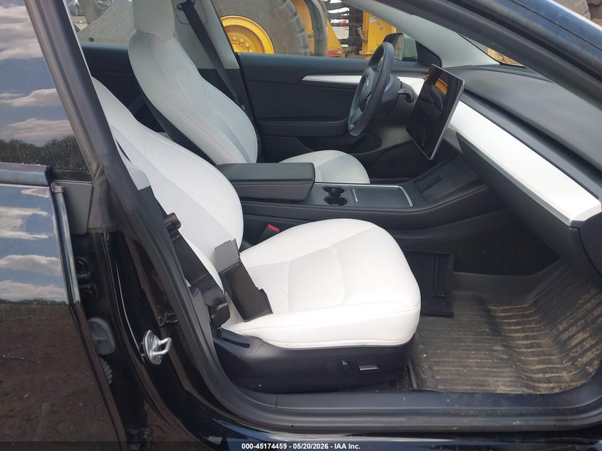 2021 Tesla Model 3 VIN 5YJ3E1EB9MF992807 IAAI salvage auction — LEFT FRONT, Salvage (Massachusetts), sold $9,400 on 2026-07-15 (photo 5)