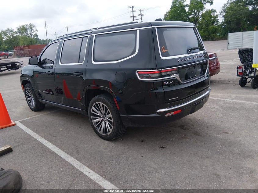 2023 Jeep Grand wagoneer VIN 1C4SJVGP2PS504828 IAAI salvage auction — STORM DAMAGE, Clear (Tennessee), sold $30,250 on 2026-09-21 (photo 3)