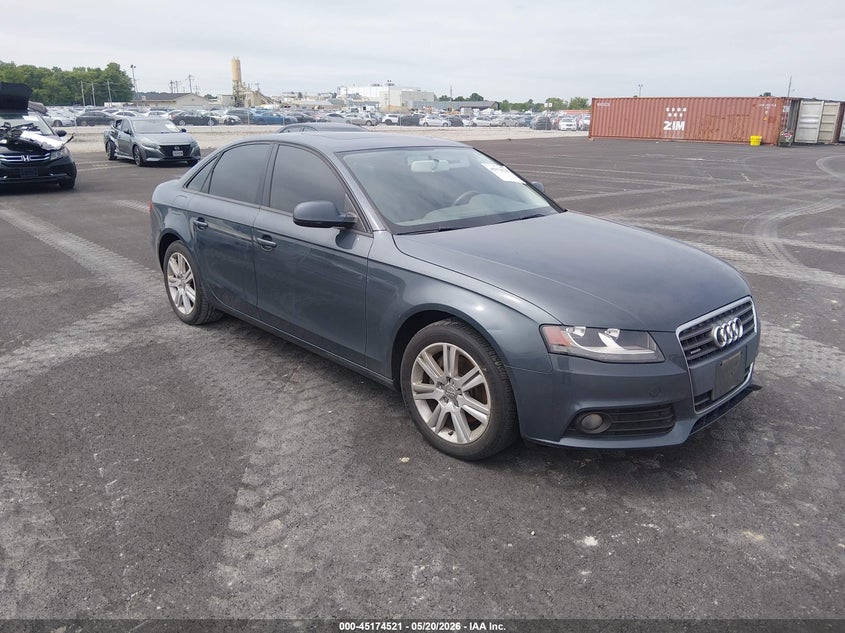 2010 Audi A4 VIN WAUBFAFL0AN030695 IAAI salvage auction — LEFT REAR, Salvage (Illinois), sold $650 on 2026-07-07 (photo 1)