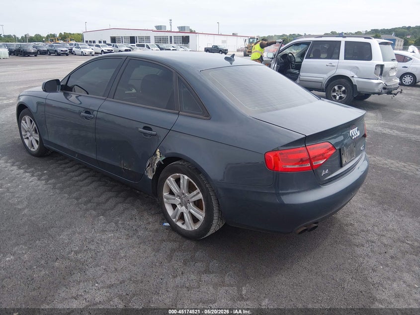 2010 Audi A4 VIN WAUBFAFL0AN030695 IAAI salvage auction — LEFT REAR, Salvage (Illinois), sold $650 on 2026-07-07 (photo 3)