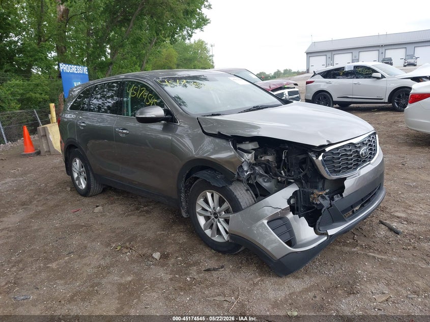 2019 Kia Sorento VIN 5XYPG4A39KG479641 IAAI salvage auction — FRONT END, Salvage (Indiana), sold $1,500 on 2026-07-22 (photo 1)