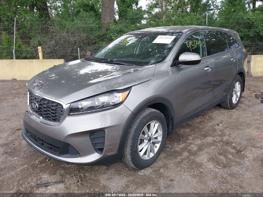 2019 Kia Sorento VIN 5XYPG4A39KG479641 IAAI salvage auction — FRONT END, Salvage (Indiana), sold $1,500 on 2026-07-22 (photo 2)