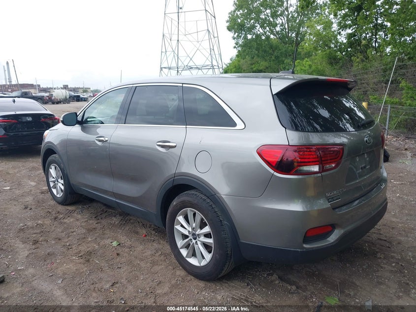 2019 Kia Sorento VIN 5XYPG4A39KG479641 IAAI salvage auction — FRONT END, Salvage (Indiana), sold $1,500 on 2026-07-22 (photo 3)