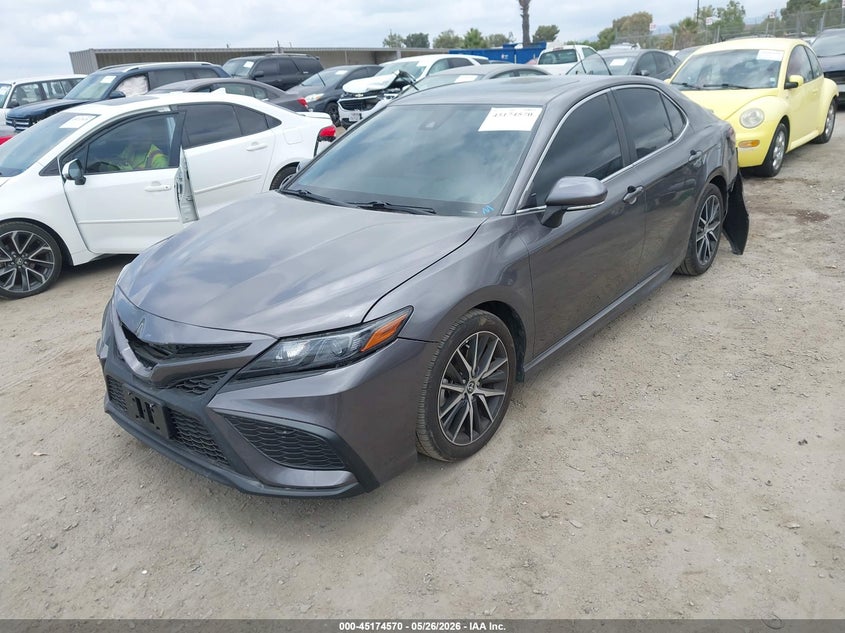 2023 Toyota Camry VIN 4T1T11AK0PU795713 IAAI salvage auction — REAR END, Salvage Title, sold $8,500 on 2026-08-01 (photo 2)