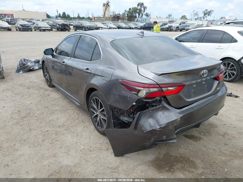 2023 Toyota Camry VIN 4T1T11AK0PU795713 IAAI salvage auction — REAR END, Salvage Title, sold $8,500 on 2026-08-01 (photo 3)