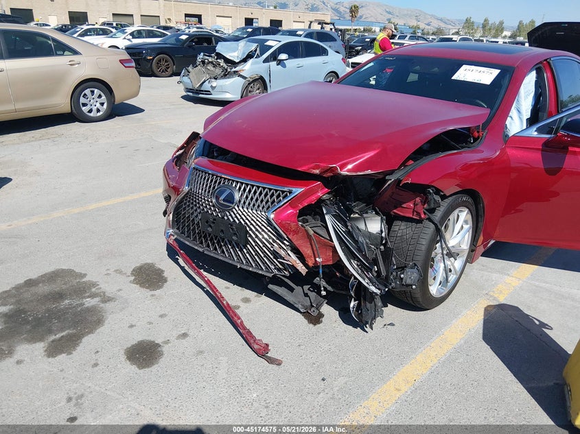 2020 Lexus Ls VIN JTHEYLFF3L5010135 IAAI salvage auction — LEFT FRONT, Salvage Title, sold $17,850 on 2026-08-24 (photo 6)