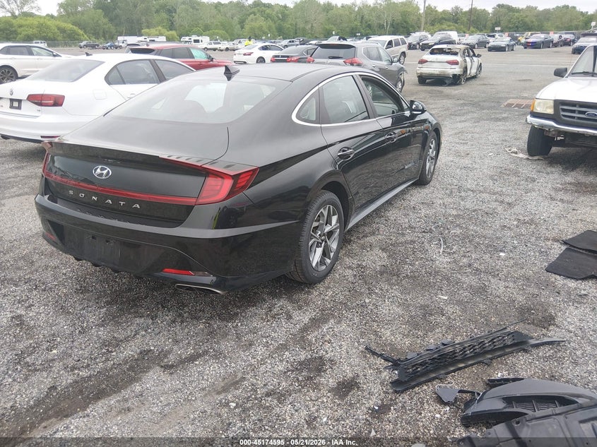 2020 Hyundai Sonata VIN 5NPEF4JA0LH062167 IAAI salvage auction — LEFT FRONT, Salvage - Greater Than 75% (Maryland), sold $2,550 on 2026-07-27 (photo 4)