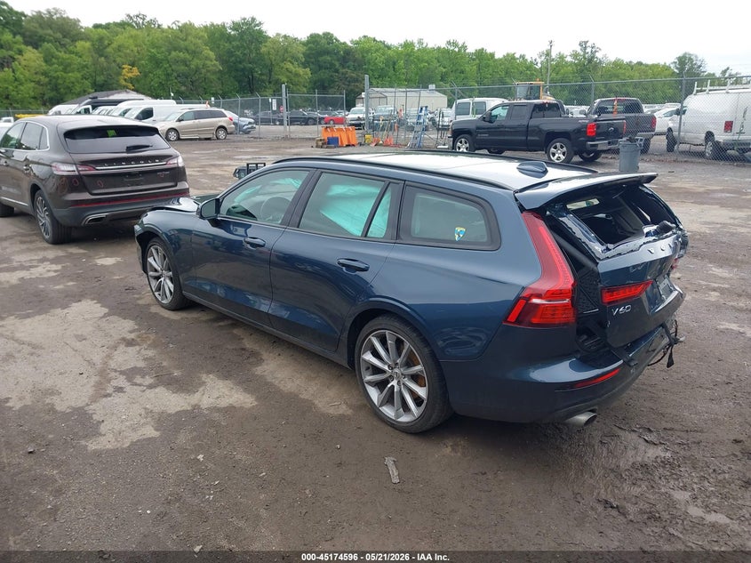 2020 Volvo V60 VIN YV1102EK6L2349709 IAAI salvage auction — REAR END, Salvage - Greater Than 75% (Maryland), sold $2,700 on 2026-07-28 (photo 3)