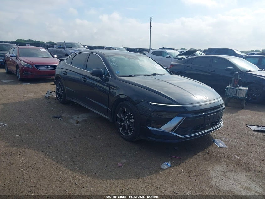 2024 Hyundai Sonata VIN KMHL64JA6RA385223 IAAI salvage auction — REAR END, Salvage (Texas), sold $6,350 on 2026-07-28 (photo 1)