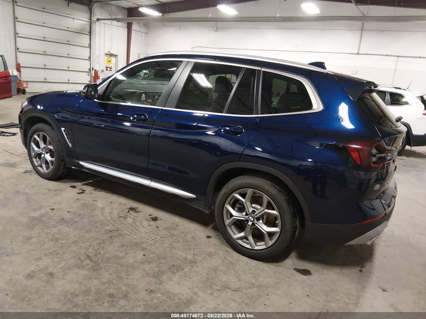 2022 BMW X3 VIN 5UX53DP07N9L26146 IAAI salvage auction — HAIL, Salvage (Iowa), sold $14,100 on 2026-07-07 (photo 3)