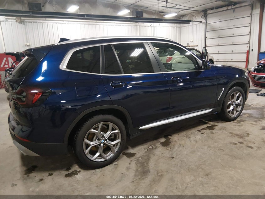 2022 BMW X3 VIN 5UX53DP07N9L26146 IAAI salvage auction — HAIL, Salvage (Iowa), sold $14,100 on 2026-07-07 (photo 4)