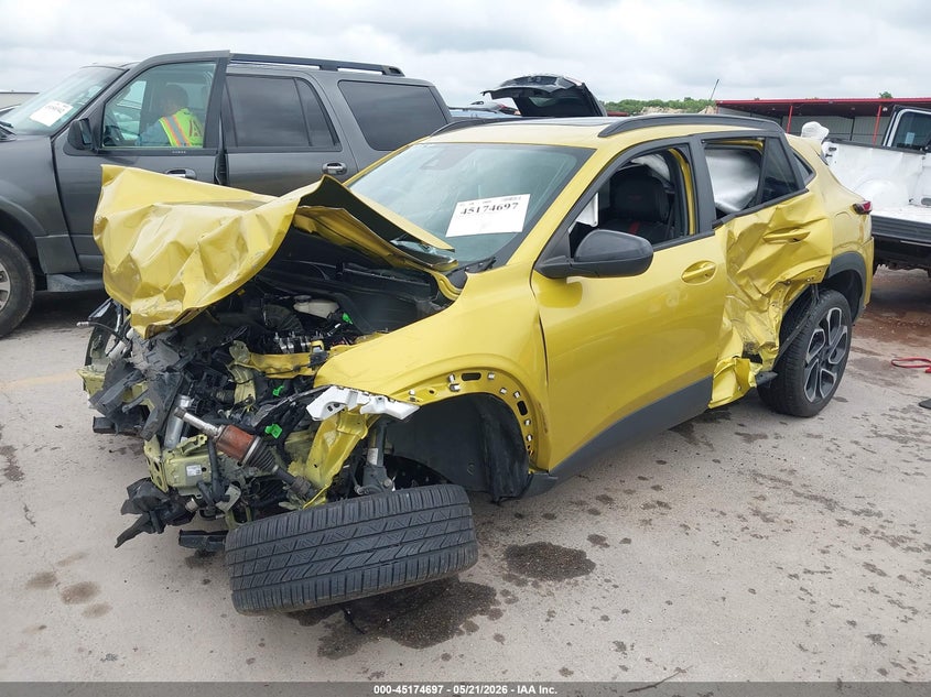 2024 Chevrolet Trax VIN KL77LJE25RC002843 IAAI salvage auction — FRONT & REAR, Salvage (Texas), sold $675 on 2026-07-16 (photo 2)