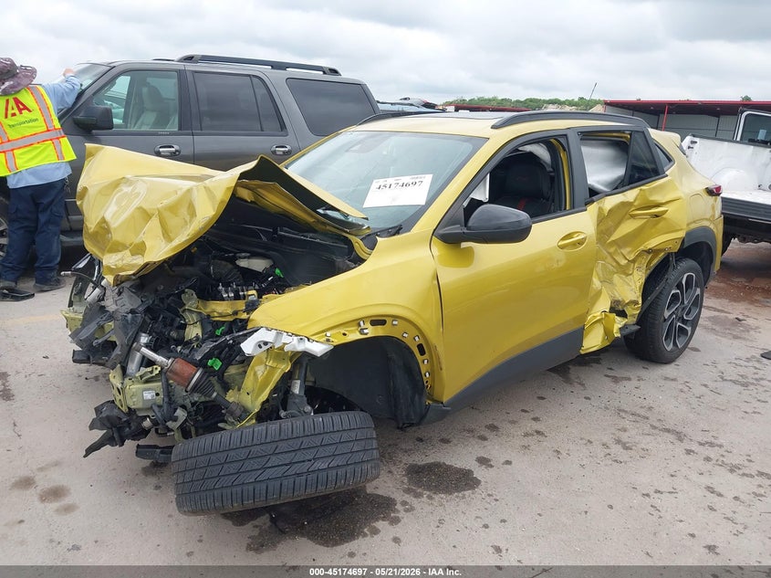 2024 Chevrolet Trax VIN KL77LJE25RC002843 IAAI salvage auction — FRONT & REAR, Salvage (Texas), sold $675 on 2026-07-16 (photo 6)