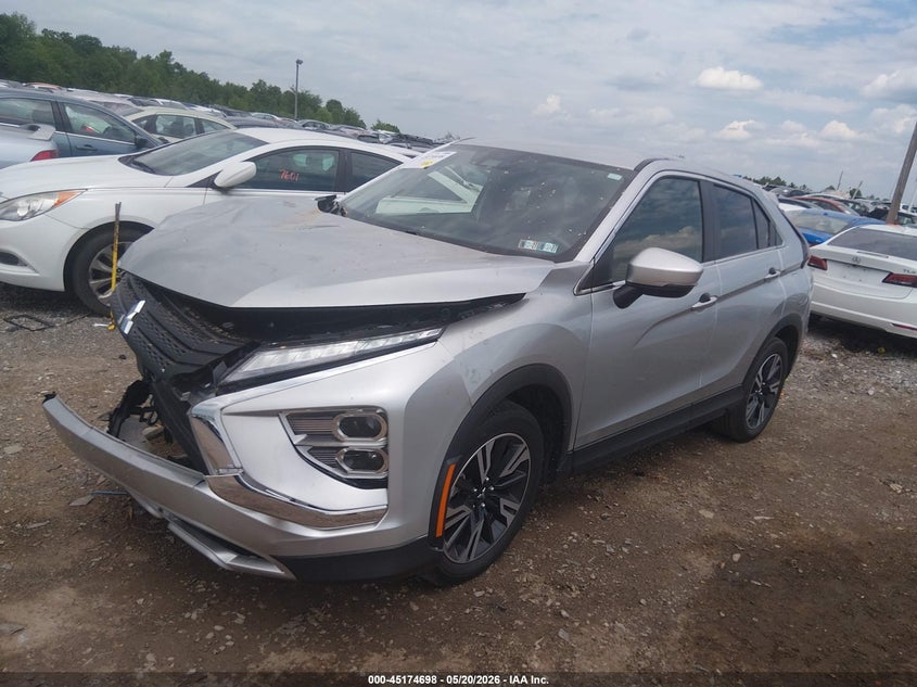 2025 Mitsubishi Eclipse cross VIN JA4ATWAA4SZ014952 IAAI salvage auction — RIGHT FRONT, Salvage (Pennsylvania), sold $3,100 on 2026-07-22 (photo 2)