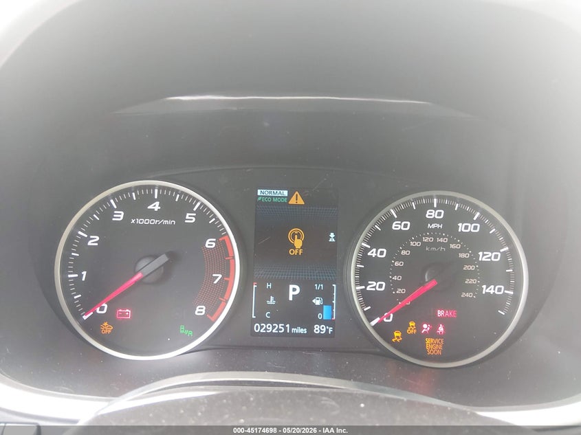 2025 Mitsubishi Eclipse cross VIN JA4ATWAA4SZ014952 IAAI salvage auction — RIGHT FRONT, Salvage (Pennsylvania), sold $3,100 on 2026-07-22 (photo 7)