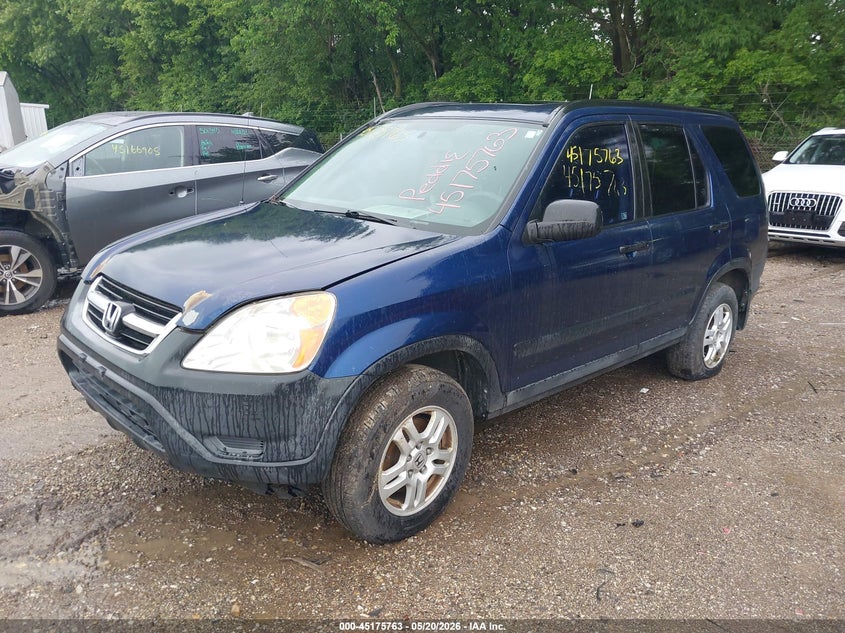2002 Honda Cr-v VIN SHSRD78802U002360 IAAI salvage auction — NORMAL WEAR, Clear (Indiana), sold $1,275 on 2026-07-29 (photo 2)
