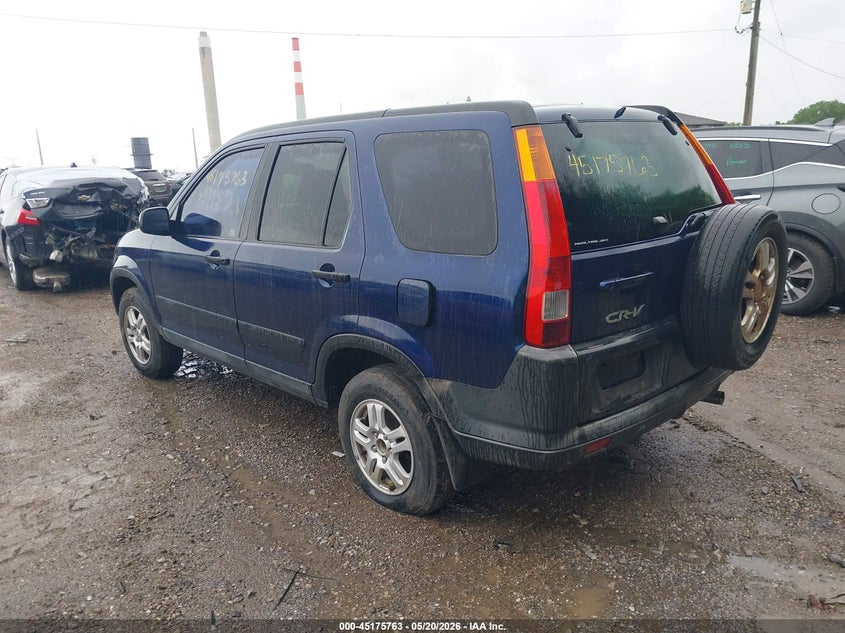 2002 Honda Cr-v VIN SHSRD78802U002360 IAAI salvage auction — NORMAL WEAR, Clear (Indiana), sold $1,275 on 2026-07-29 (photo 3)