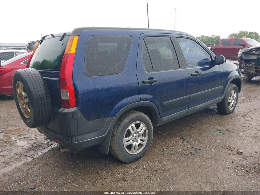 2002 Honda Cr-v VIN SHSRD78802U002360 IAAI salvage auction — NORMAL WEAR, Clear (Indiana), sold $1,275 on 2026-07-29 (photo 4)