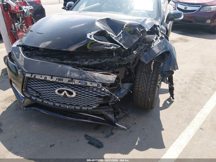2018 Infiniti Q60 VIN JN1EV7EK2JM342587 IAAI salvage auction — LEFT FRONT, Salvage (North Carolina), sold $1,750 on 2026-07-08 (photo 6)