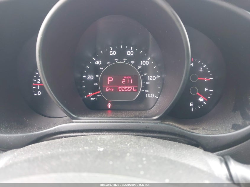 2017 Kia Soul VIN KNDJN2A29H7421834 IAAI salvage auction — HAIL, Clear (Missouri), sold $2,075 on 2026-07-06 (photo 7)