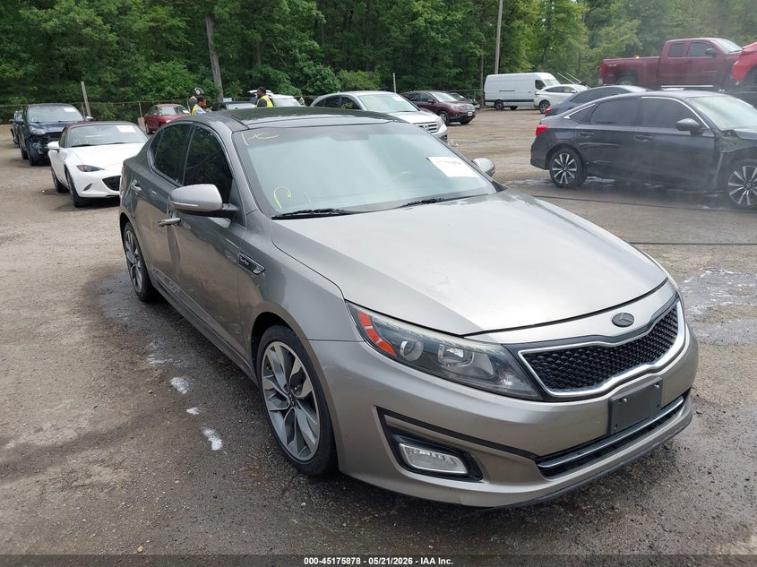 2015 Kia Optima VIN 5XXGR4A63FG394440 IAAI salvage auction — RIGHT SIDE, Salvage - 75% Or Less (Maryland), sold $1,550 on 2026-07-15 (photo 1)