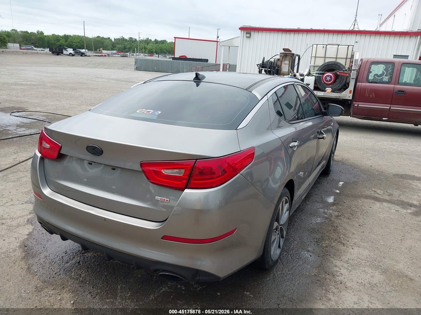 2015 Kia Optima VIN 5XXGR4A63FG394440 IAAI salvage auction — RIGHT SIDE, Salvage - 75% Or Less (Maryland), sold $1,550 on 2026-07-15 (photo 4)