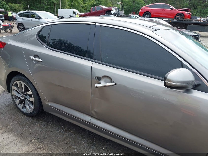 2015 Kia Optima VIN 5XXGR4A63FG394440 IAAI salvage auction — RIGHT SIDE, Salvage - 75% Or Less (Maryland), sold $1,550 on 2026-07-15 (photo 6)