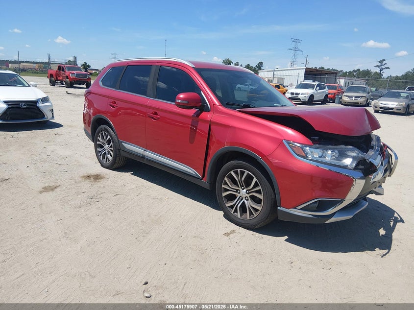 2018 Mitsubishi Outlander VIN JA4AZ3A3XJZ053218 IAAI salvage auction — FRONT END, Salvage (Georgia), sold $1,750 on 2026-07-17 (photo 1)