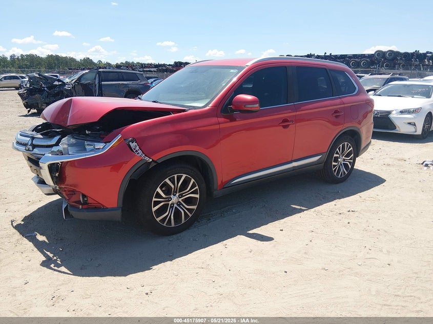 2018 Mitsubishi Outlander VIN JA4AZ3A3XJZ053218 IAAI salvage auction — FRONT END, Salvage (Georgia), sold $1,750 on 2026-07-17 (photo 2)