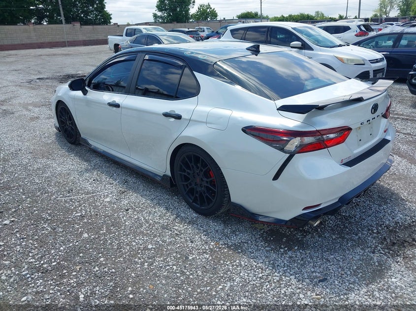 2021 Toyota Camry VIN 4T1KZ1AK2MU055340 IAAI salvage auction — HAIL, Salvage Title, sold $11,400 on 2026-07-27 (photo 3)