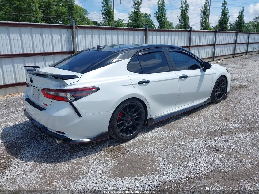 2021 Toyota Camry VIN 4T1KZ1AK2MU055340 IAAI salvage auction — HAIL, Salvage Title, sold $11,400 on 2026-07-27 (photo 4)