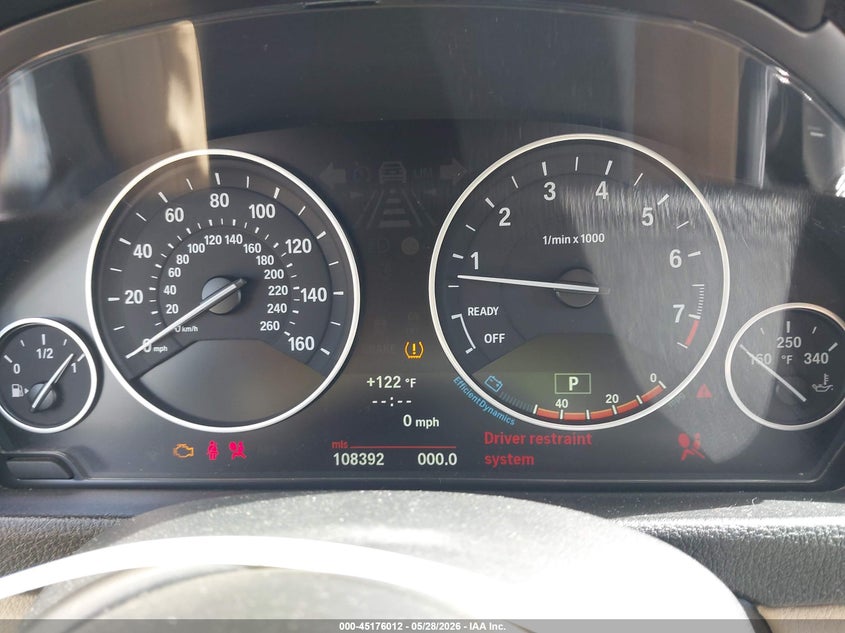 2013 BMW 3er VIN WBA3B9G51DNR90076 IAAI salvage auction — FRONT END, Salvage Title, sold $25 on 2026-07-24 (photo 7)