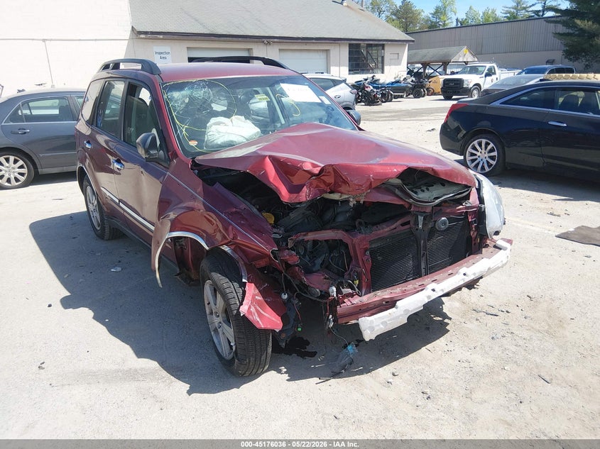 2010 Subaru Forester VIN JF2SH6BC6AH785558 IAAI salvage auction — FRONT END, Salvage (New Hampshire), sold $325 on 2026-07-15 (photo 1)