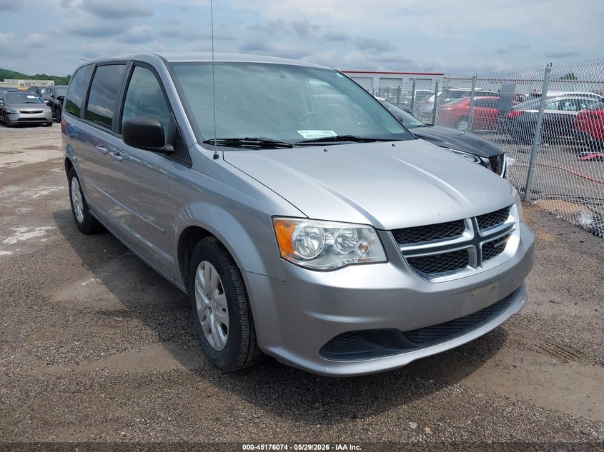 2017 Dodge Grand caravan VIN 2C4RDGBG9HR824689 IAAI salvage auction — LEFT REAR, SF97 (Oklahoma), sold $12,250 on 2026-07-09 (photo 1)