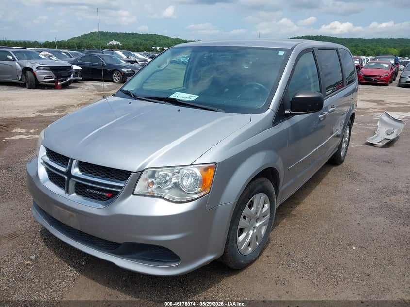 2017 Dodge Grand caravan VIN 2C4RDGBG9HR824689 IAAI salvage auction — LEFT REAR, SF97 (Oklahoma), sold $12,250 on 2026-07-09 (photo 2)