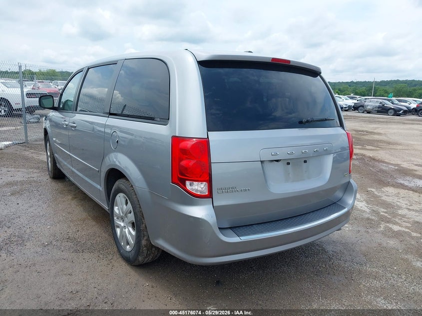 2017 Dodge Grand caravan VIN 2C4RDGBG9HR824689 IAAI salvage auction — LEFT REAR, SF97 (Oklahoma), sold $12,250 on 2026-07-09 (photo 3)