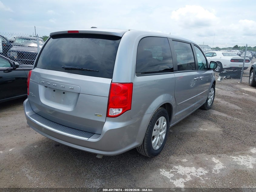 2017 Dodge Grand caravan VIN 2C4RDGBG9HR824689 IAAI salvage auction — LEFT REAR, SF97 (Oklahoma), sold $12,250 on 2026-07-09 (photo 4)
