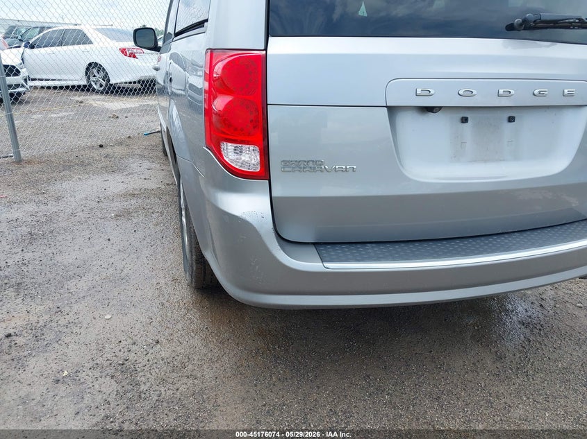 2017 Dodge Grand caravan VIN 2C4RDGBG9HR824689 IAAI salvage auction — LEFT REAR, SF97 (Oklahoma), sold $12,250 on 2026-07-09 (photo 6)