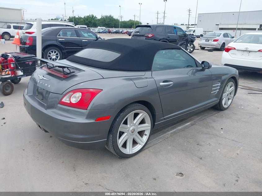2005 Chrysler Crossfire VIN 1C3AN65L25X040031 IAAI salvage auction — MECHANICAL, Salvage (Texas), sold $425 on 2026-07-09 (photo 4)