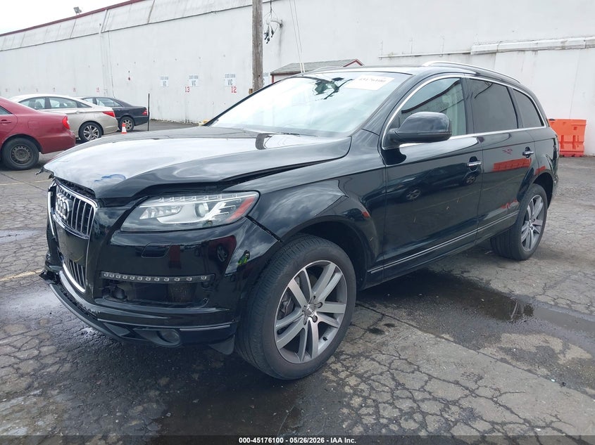 2014 Audi Q7 VIN WA1LGAFE8ED006687 IAAI salvage auction — FRONT END, Salvage (Oregon), sold $2,300 on 2026-07-07 (photo 2)