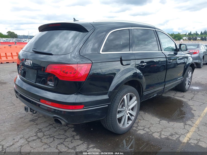 2014 Audi Q7 VIN WA1LGAFE8ED006687 IAAI salvage auction — FRONT END, Salvage (Oregon), sold $2,300 on 2026-07-07 (photo 4)