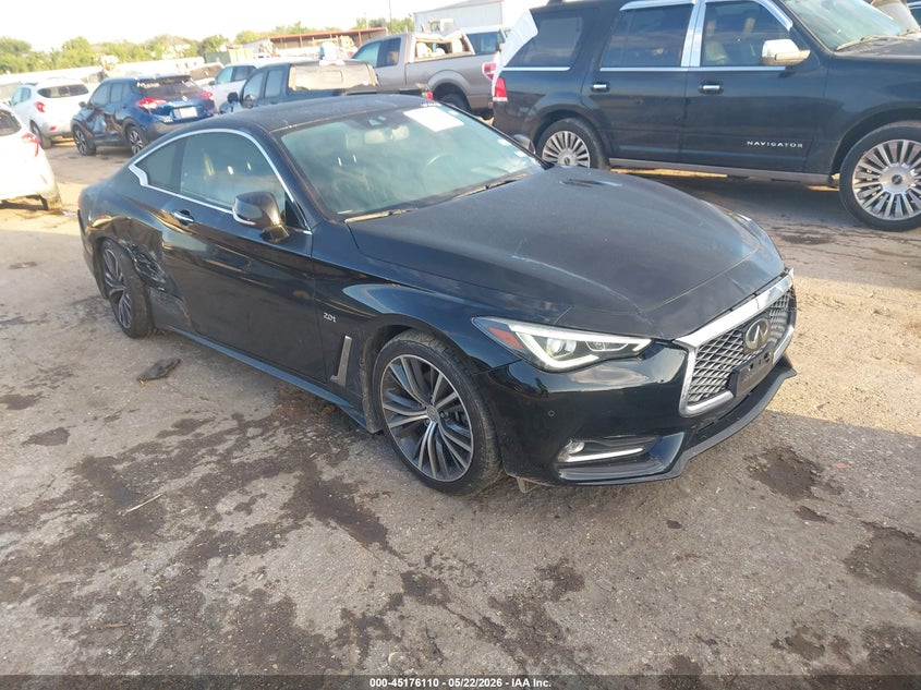 2017 Infiniti Q60 VIN JN1CV7EK7HM111198 IAAI salvage auction — RIGHT SIDE, Original (Texas), sold $3,300 on 2026-07-22 (photo 1)