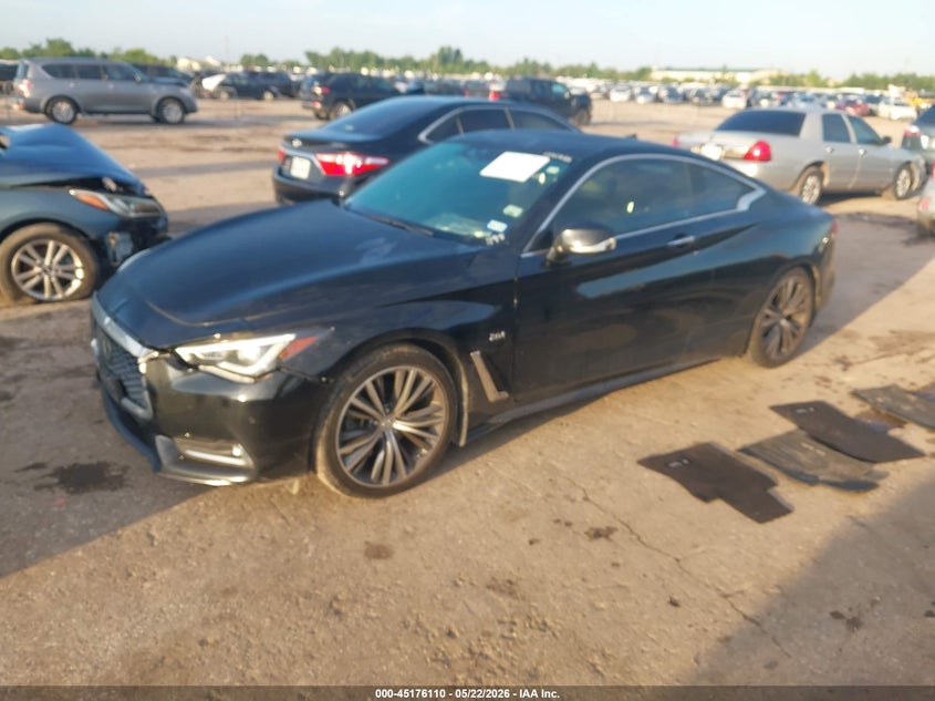 2017 Infiniti Q60 VIN JN1CV7EK7HM111198 IAAI salvage auction — RIGHT SIDE, Original (Texas), sold $3,300 on 2026-07-22 (photo 2)