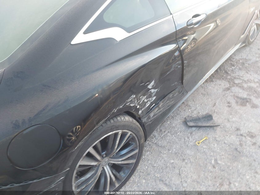 2017 Infiniti Q60 VIN JN1CV7EK7HM111198 IAAI salvage auction — RIGHT SIDE, Original (Texas), sold $3,300 on 2026-07-22 (photo 6)