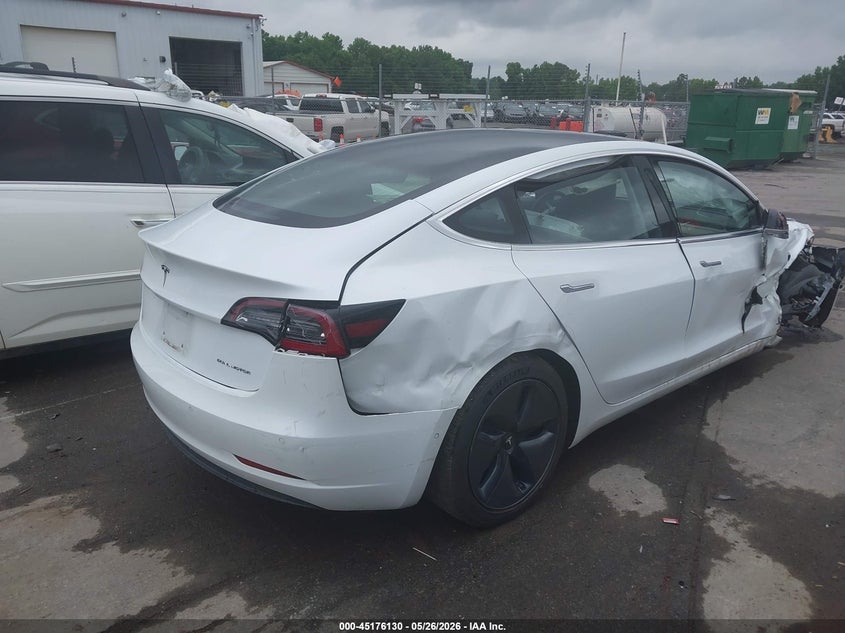 2018 Tesla Model 3 VIN 5YJ3E1EB1JF067076 IAAI salvage auction — RIGHT SIDE, Salvage (North Carolina), sold $2,300 on 2026-07-13 (photo 4)