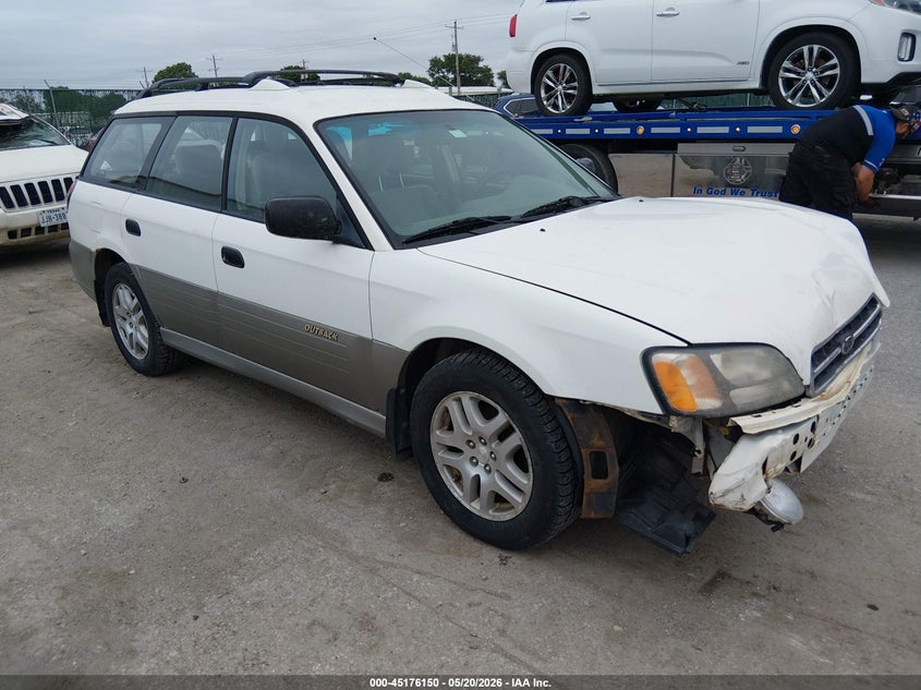 2001 Subaru Outback VIN 4S3BH665317607753 IAAI salvage auction — FRONT END, Salvage (Kansas), sold $25 on 2026-07-10 (photo 1)
