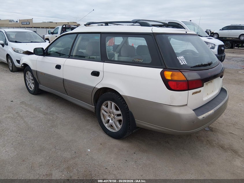 2001 Subaru Outback VIN 4S3BH665317607753 IAAI salvage auction — FRONT END, Salvage (Kansas), sold $25 on 2026-07-10 (photo 3)