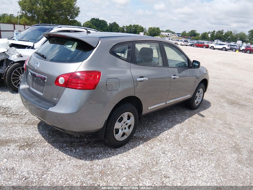 2013 Nissan Rogue VIN JN8AS5MV8DW665608 IAAI salvage auction — HAIL, Salvage Title, sold $1,200 on 2026-07-27 (photo 4)