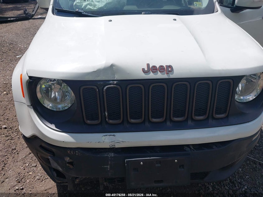 2016 Jeep Renegade VIN ZACCJABT5GPC96029 IAAI salvage auction — FRONT END, Salvage (Virginia), sold $375 on 2026-07-28 (photo 6)